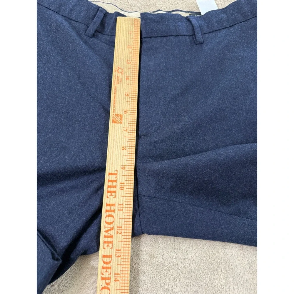 Banana Republic‎ Flannel 120s Vitale Barberis Men  31x30 Blue Wool Tapered EUC